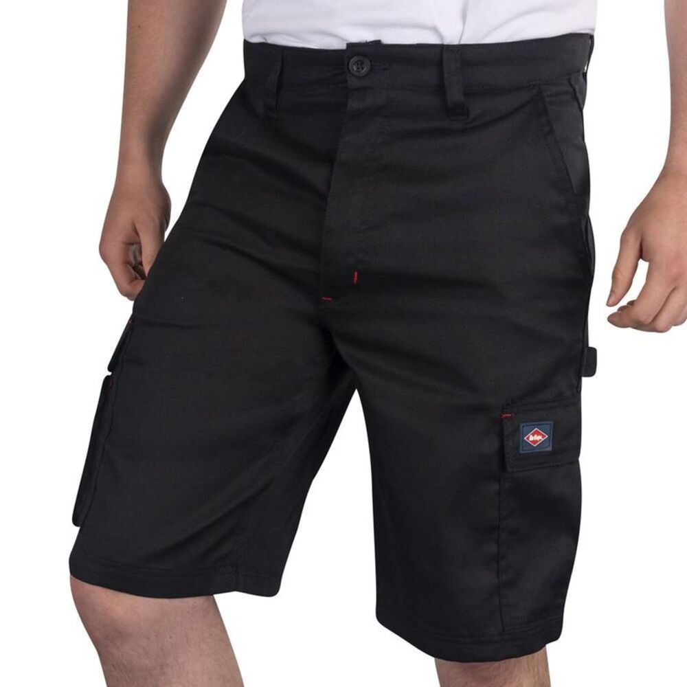 Lee Cooper Mens Classic Cargo Shorts / Black